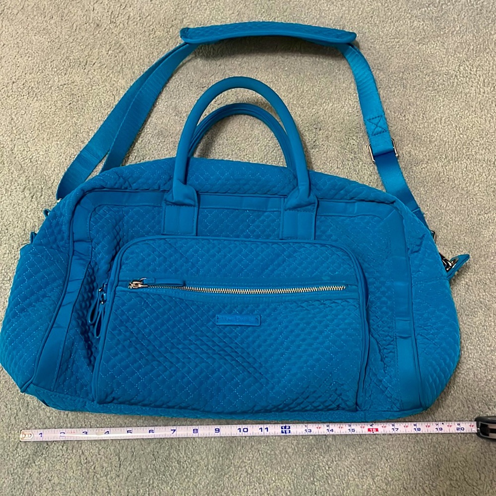 Vera Bradley turquoise tote bag